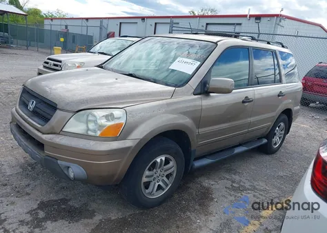 2004 Honda Pilot Ex-L from USA, damaged, VIN 2HKYF18624H599461